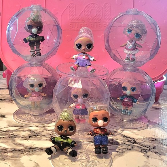 L.O.L. Surprise! Other - 8 Glitter Globe LOL Set & Pet Bonus!